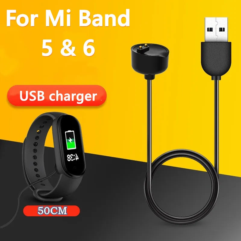 Charger usb Adapter For Xiaomi Mi Band 7  6 5 Miband 6 5 Smart Wristband Bracelet Mi band 7 Charging cable USB Charger Cable