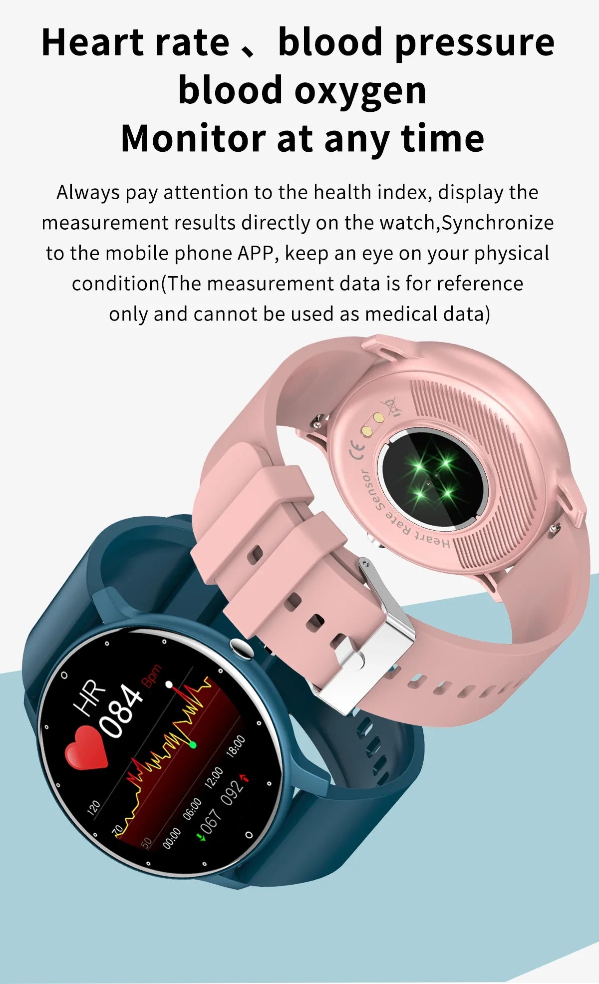 LIGE Women Smart Watches Heart Rate Monitoring Bracelet Waterproof Sleep Monitoring Fitness Sports Smartwatch Activity Tracker