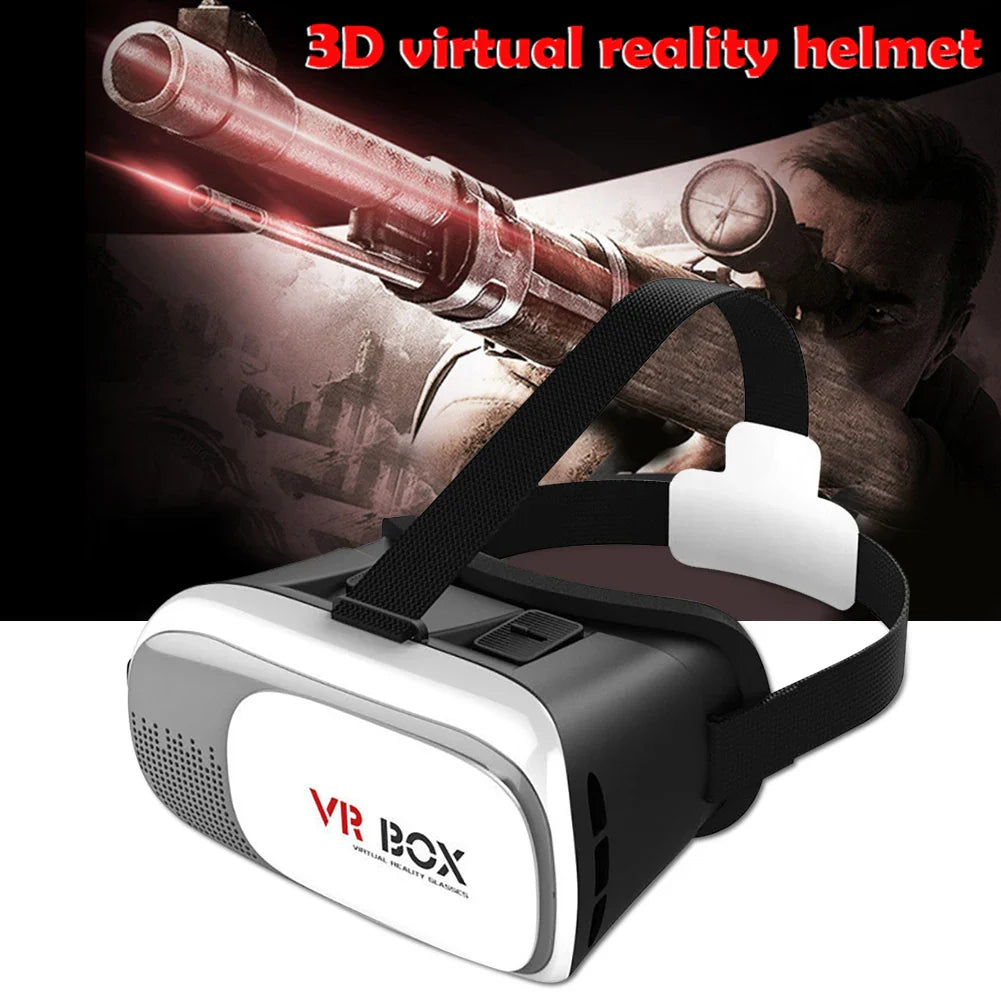 Original VR Virtual Reality 3D Glasses Box Stereo Google Cardboard Headset Helmet for IOS Android Smartphone Rocker