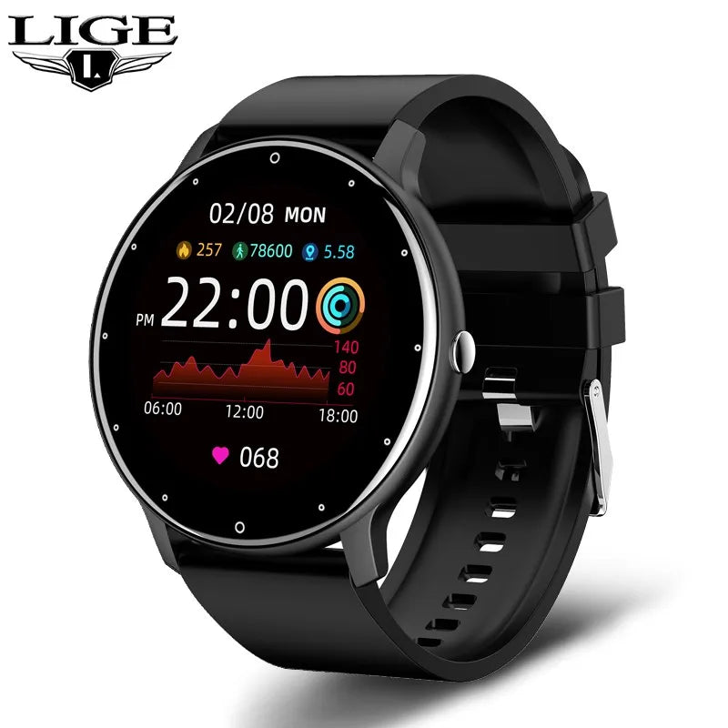 LIGE Women Smart Watches Heart Rate Monitoring Bracelet Waterproof Sleep Monitoring Fitness Sports Smartwatch Activity Tracker