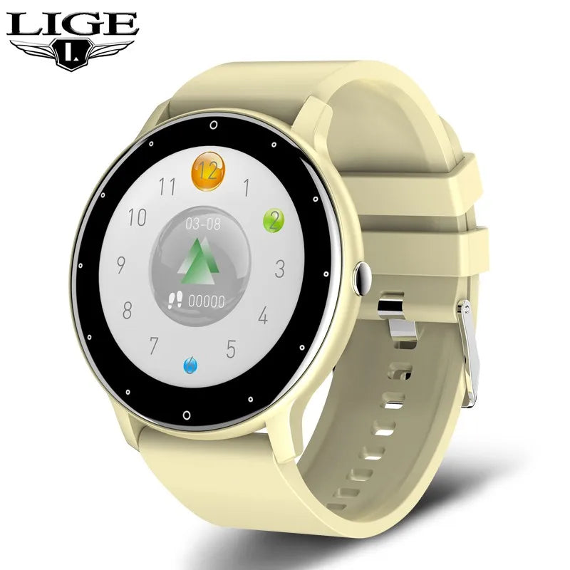 LIGE Women Smart Watches Heart Rate Monitoring Bracelet Waterproof Sleep Monitoring Fitness Sports Smartwatch Activity Tracker