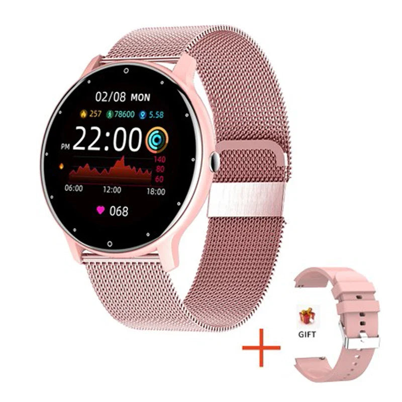 LIGE Women Smart Watches Heart Rate Monitoring Bracelet Waterproof Sleep Monitoring Fitness Sports Smartwatch Activity Tracker