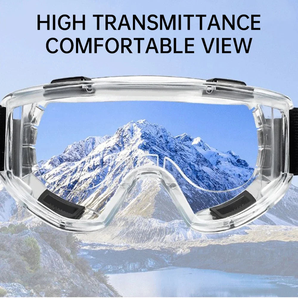 Motorcycle Goggles Glasses Men Women Eye Protect Off-road Cycling Safety Anti Dust Glasses Protection Moto Dust-proof Eyeglasses