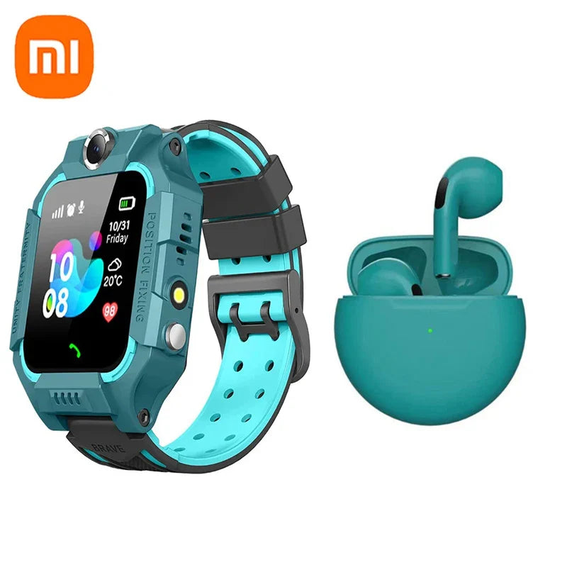 Xiaomi Kids Smart Watch SOS Antil-lost GPS Location Camera Sim Card Call IP67 Waterproof Smart Watch For Ios Android Kids Gift