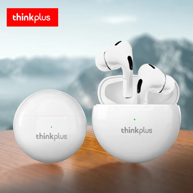 ThinkPlus New Version Wireless Mini Earbuds Touch Control Bluetooth Earphones Stereo HD Talking With Mic Wireless Headphones