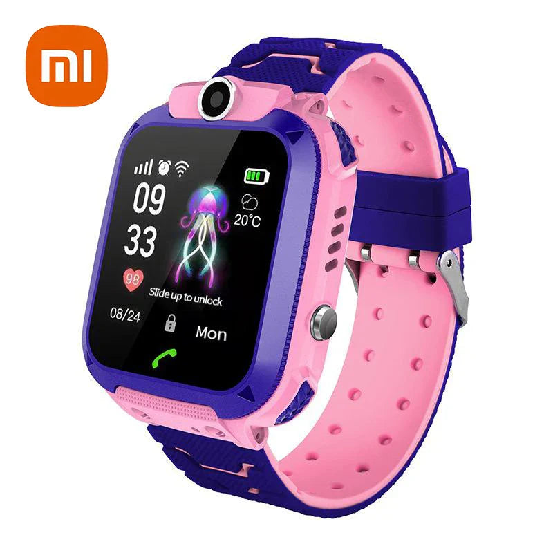 Xiaomi Kids Smart Watch SOS Antil-lost GPS Location Camera Sim Card Call IP67 Waterproof Smart Watch For Ios Android Kids Gift