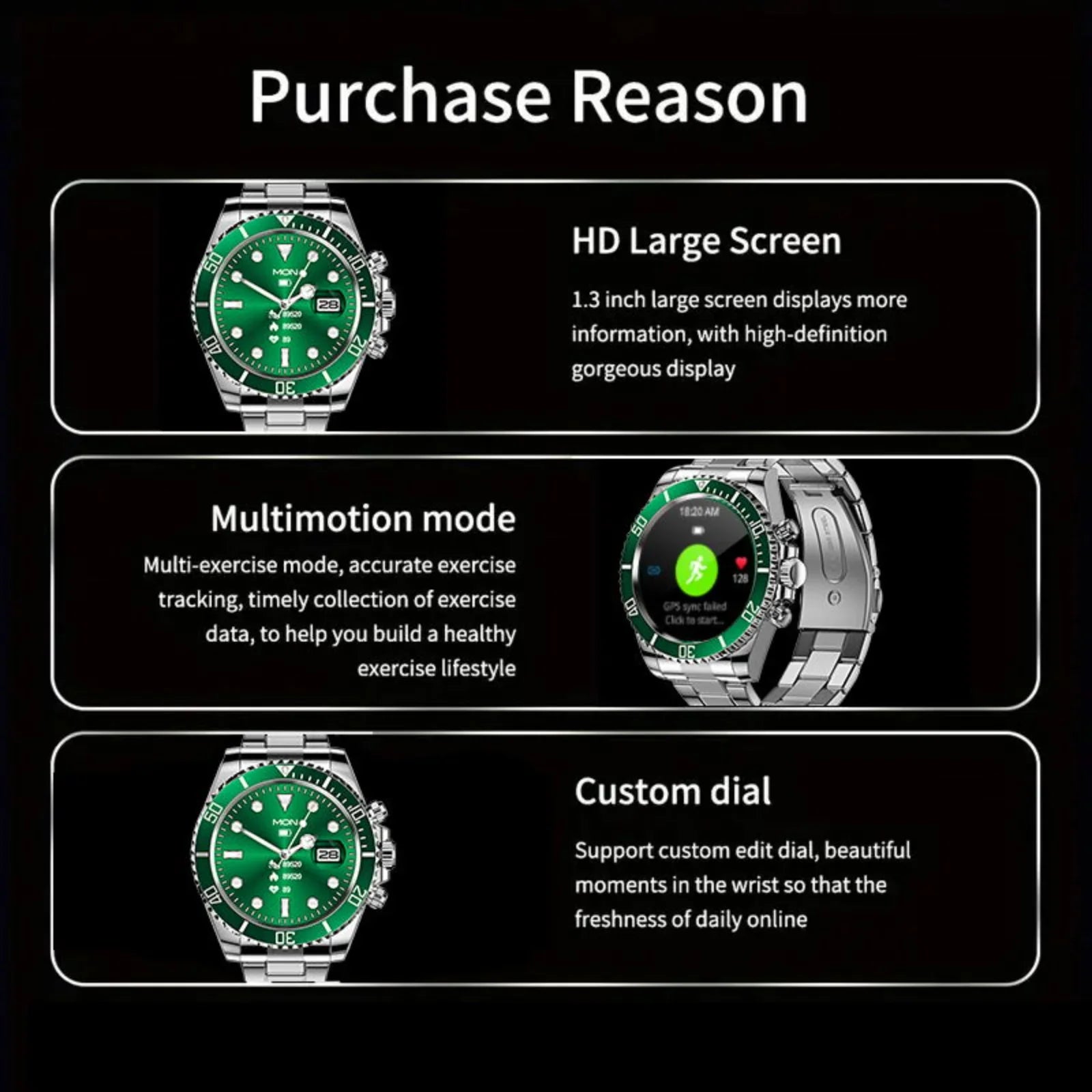 Aanshi High-End Men's SmartWatch AW12 2025 Luxury watches men Bluetooth Call 24H Health Monitoring  Business men's Smart Watch