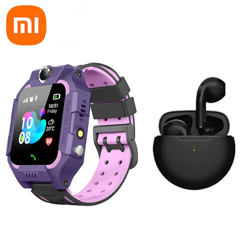 Xiaomi Kids Smart Watch SOS Antil-lost GPS Location Camera Sim Card Call IP67 Waterproof Smart Watch For Ios Android Kids Gift