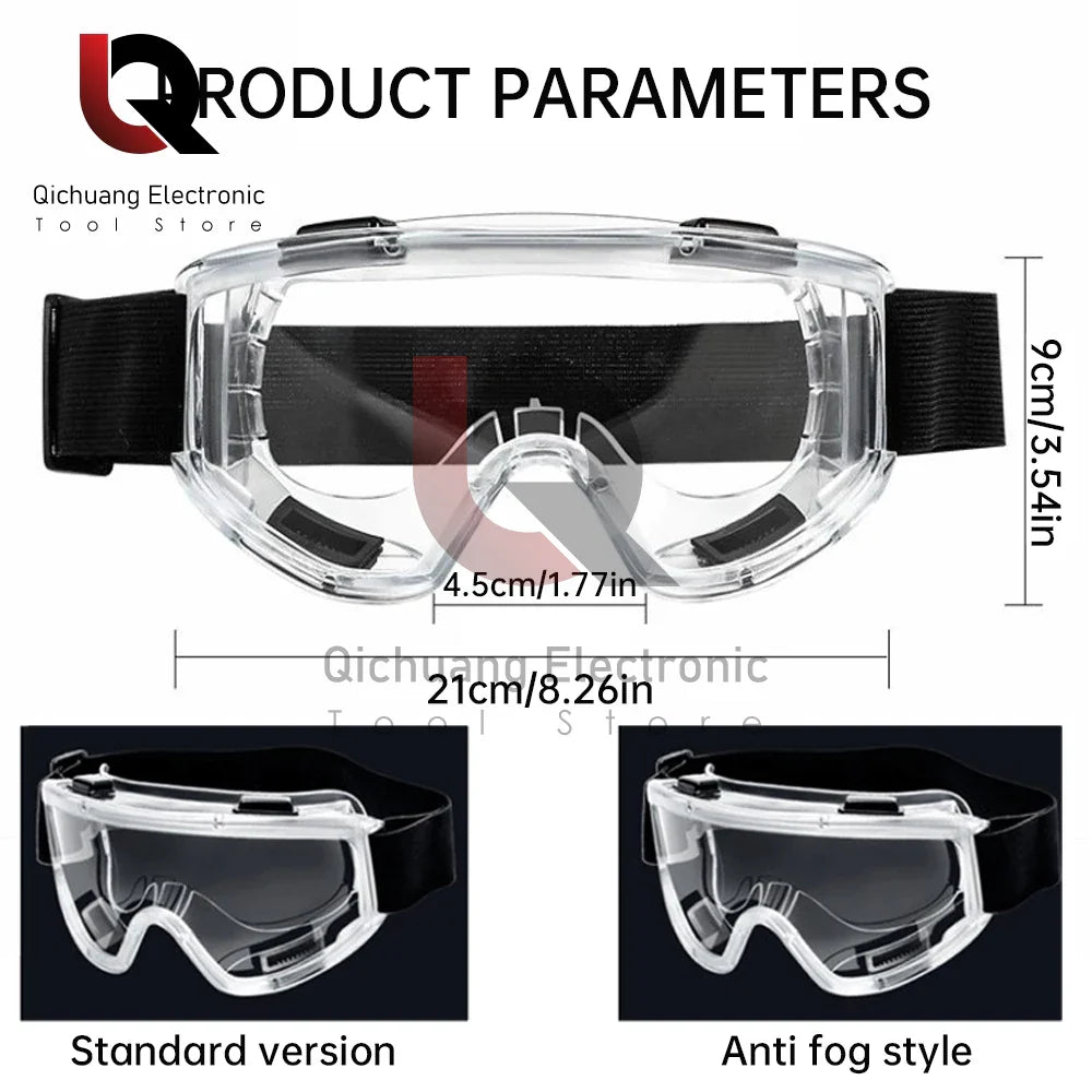 Motorcycle Goggles Glasses Men Women Eye Protect Off-road Cycling Safety Anti Dust Glasses Protection Moto Dust-proof Eyeglasses