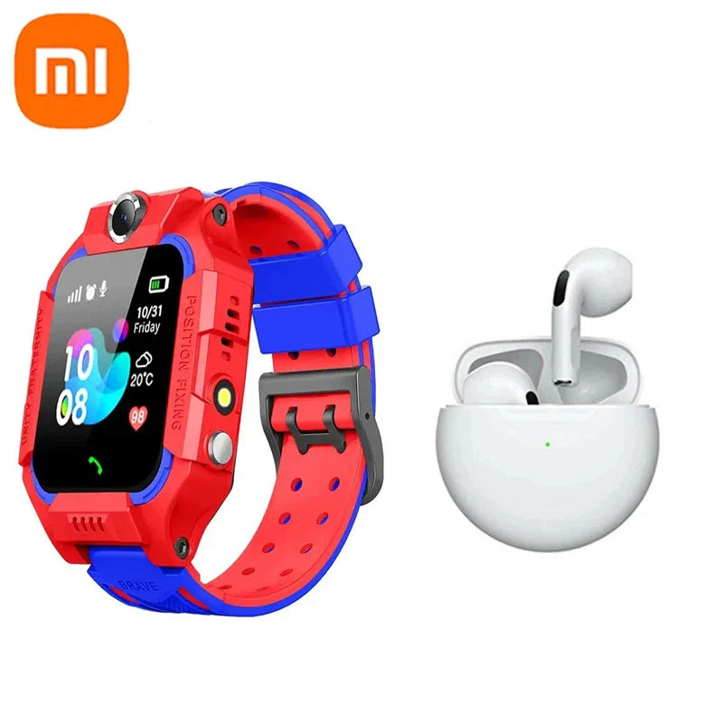 Xiaomi Kids Smart Watch SOS Antil-lost GPS Location Camera Sim Card Call IP67 Waterproof Smart Watch For Ios Android Kids Gift