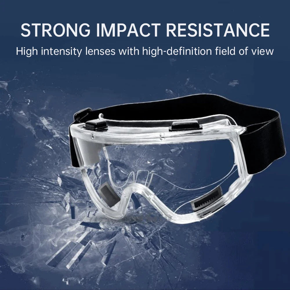 Motorcycle Goggles Glasses Men Women Eye Protect Off-road Cycling Safety Anti Dust Glasses Protection Moto Dust-proof Eyeglasses