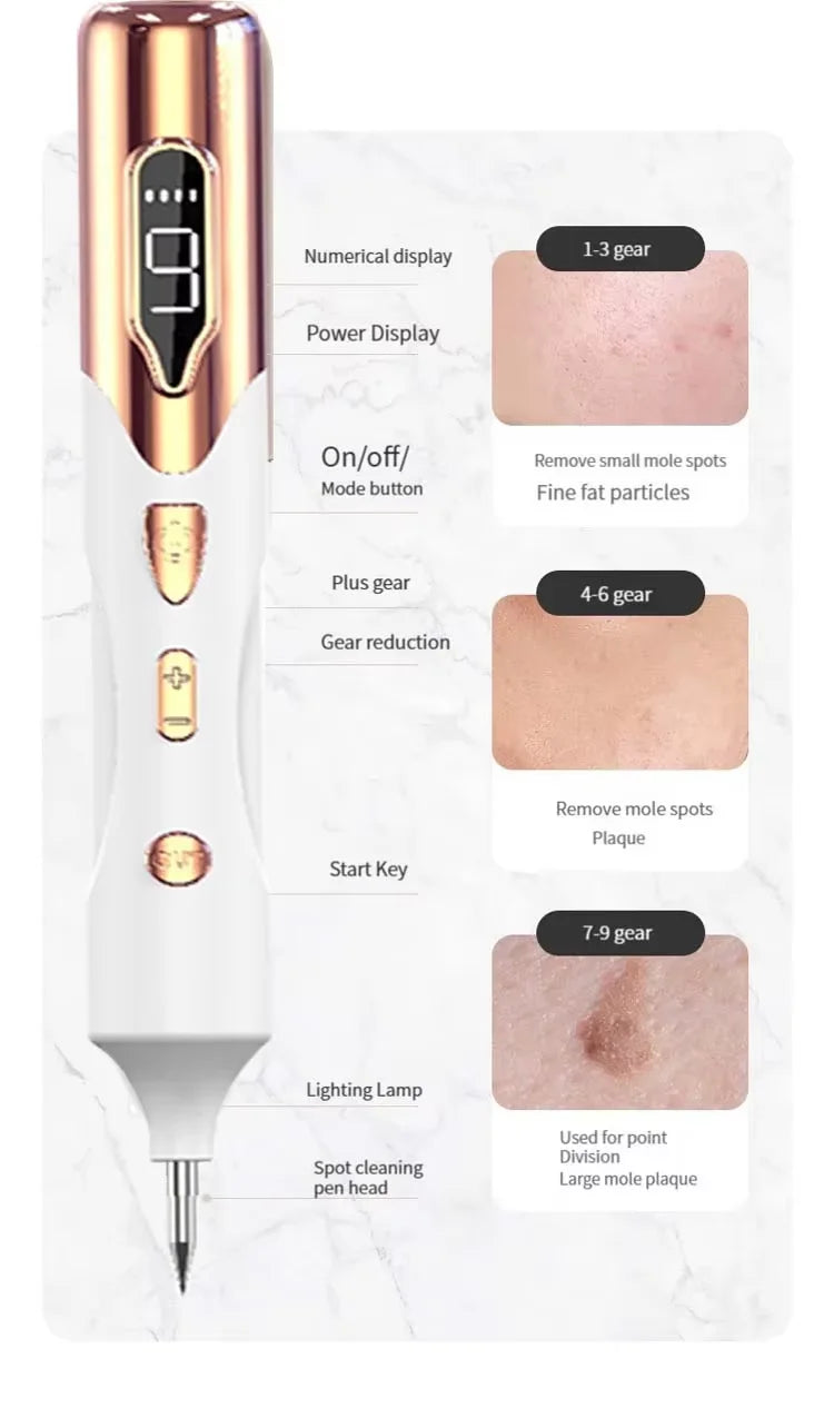 Laser Plasma Pen Laser Cosmetic Pen Home Beauty Rejuvenation Instrument Electric Microneedle Lonized Carbonization Technology