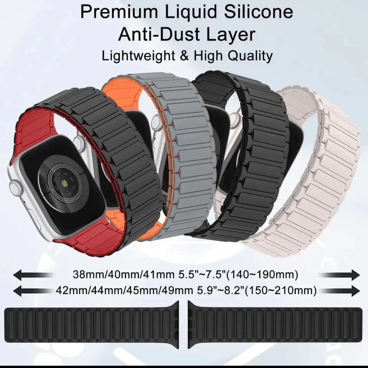 AW Magnetic Sports Strap for iwatch HK9 Pro Max Ultra 2 band 44mm 45mm 42mm 38mm 49mm HK8 Pro Max H12 Ultra DT8 Plus S9 SE Band