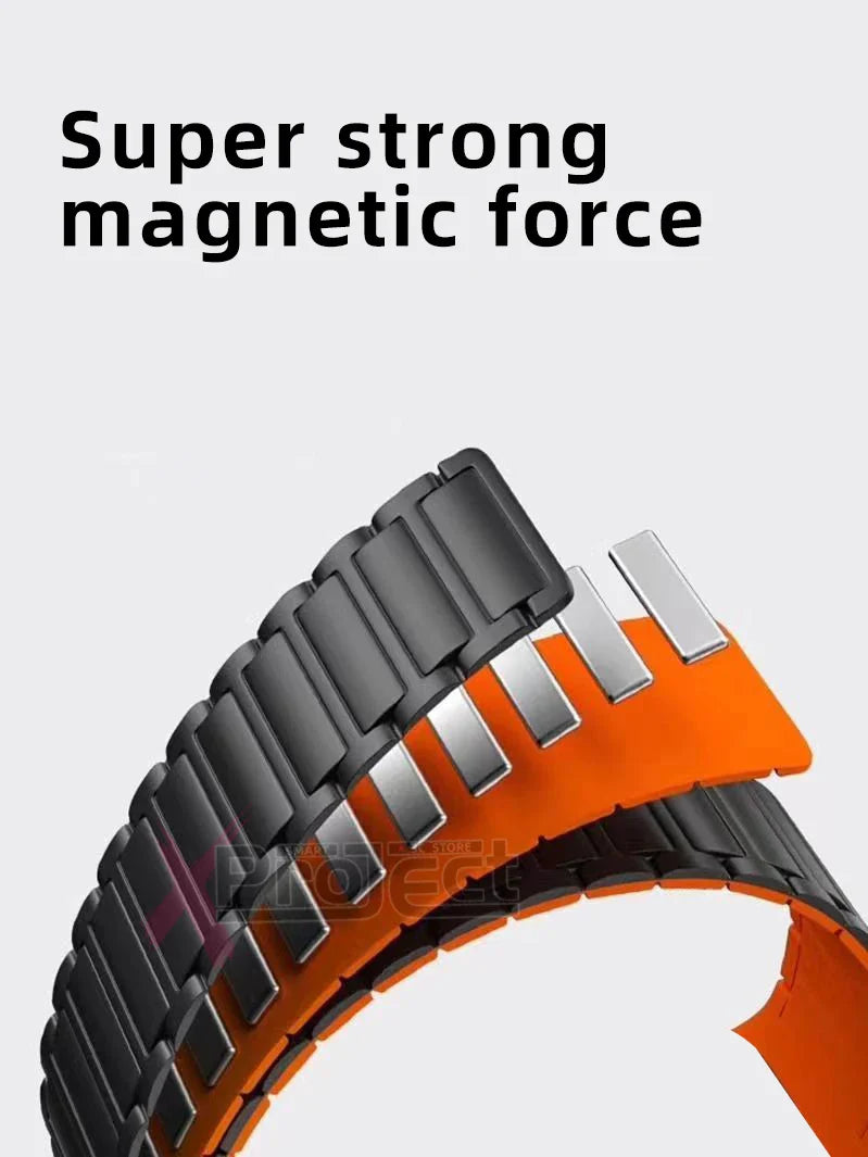 AW Magnetic Sports Strap for iwatch HK9 Pro Max Ultra 2 band 44mm 45mm 42mm 38mm 49mm HK8 Pro Max H12 Ultra DT8 Plus S9 SE Band